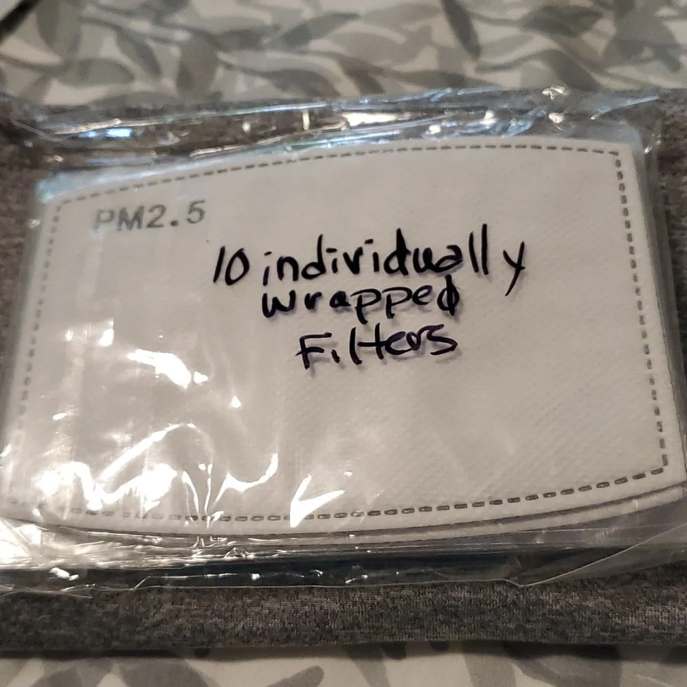 TWO Neck Gaiters/Balaclava with PM 2.5 Filter Inserts
